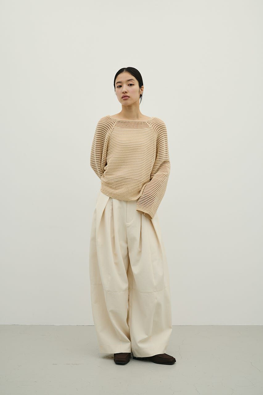 STYLEMIXER「バックオープンメッシュニット」|ニット・セーター|