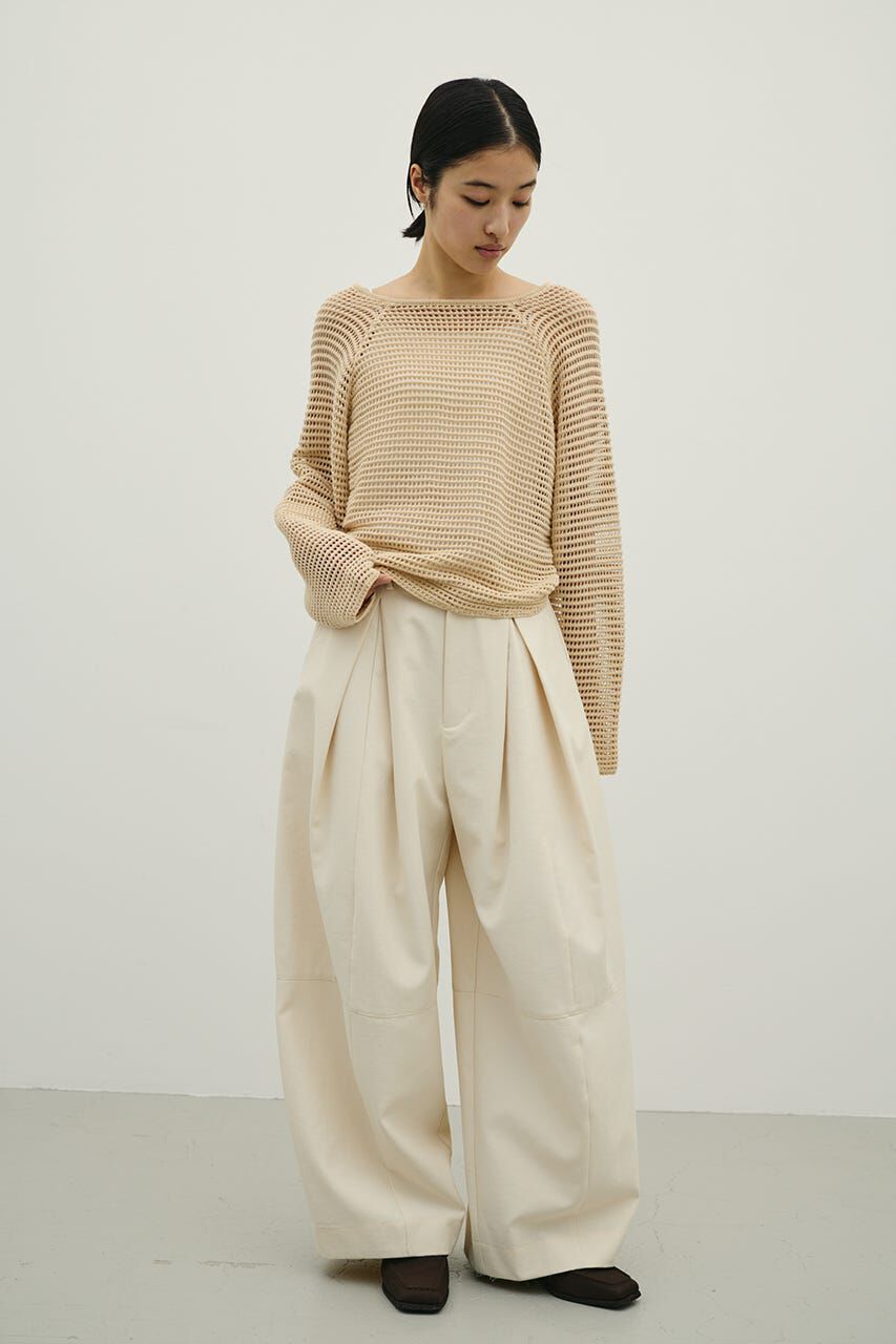 STYLEMIXER「バックオープンメッシュニット」|ニット・セーター|