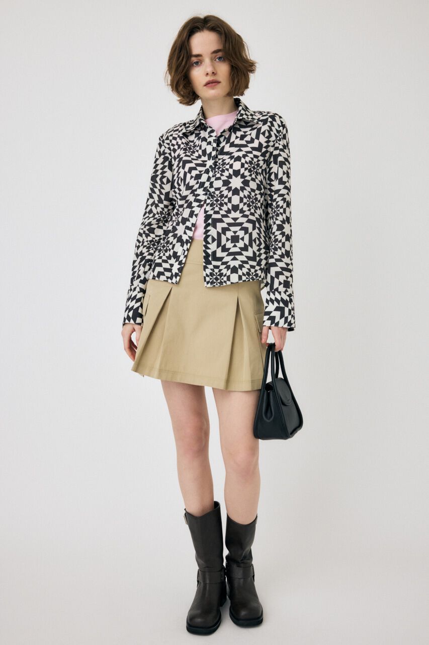 MOUSSY「MILITARY PLEATS スカート」|スカート|