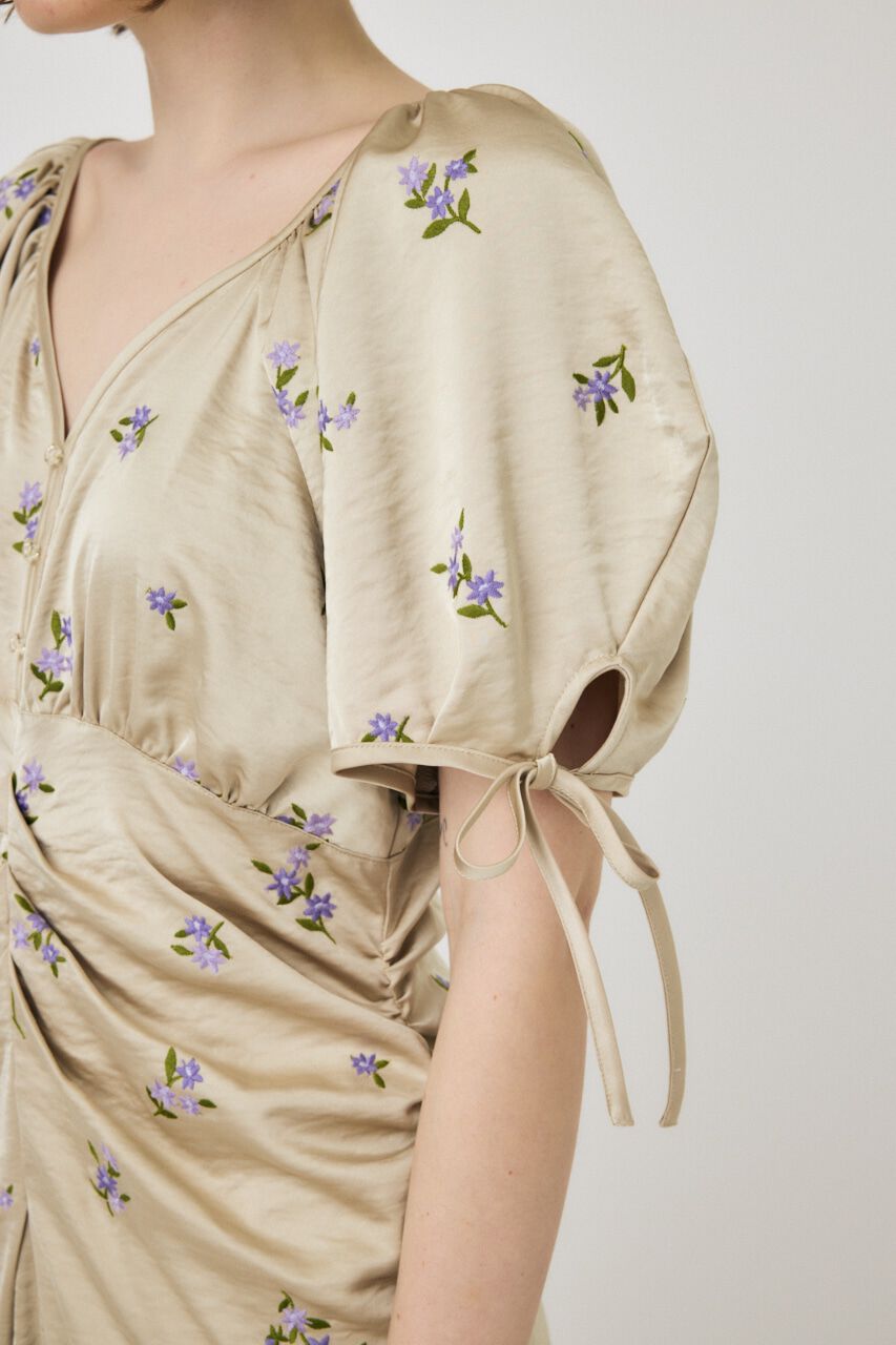 MOUSSY「BUTTERFLY SLEEVE ドレス」|ワンピース|