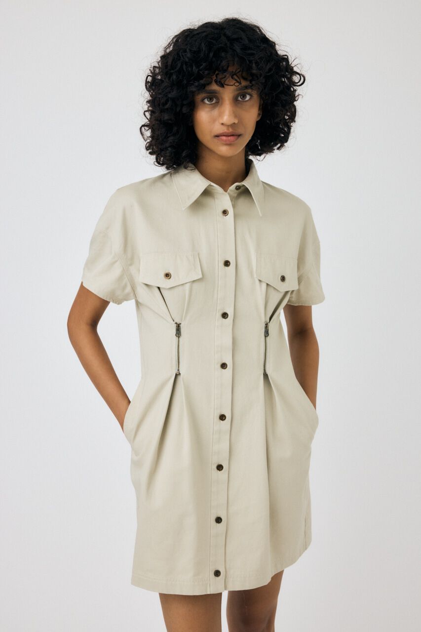 MOUSSY「WAIST ZIP UP ドレス」|ワンピース|
