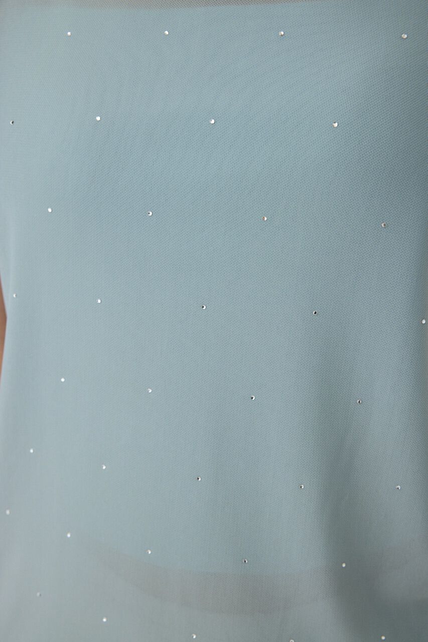 MOUSSY「RHINESTONE SHEER Tシャツ」|Tシャツ・カットソー|