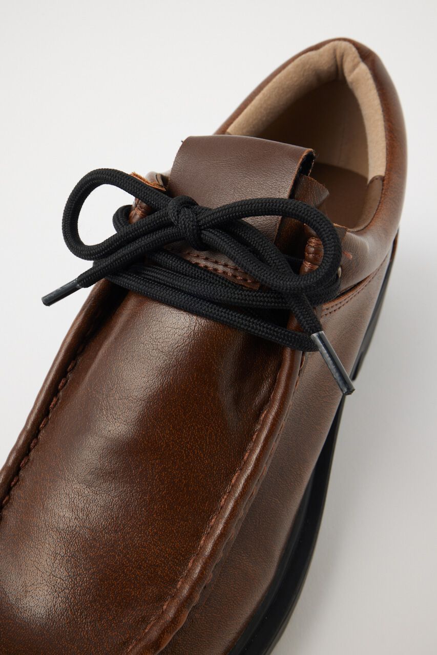 MOUSSY「CHUNK SOLE レースアップシューズ」|ローファー|