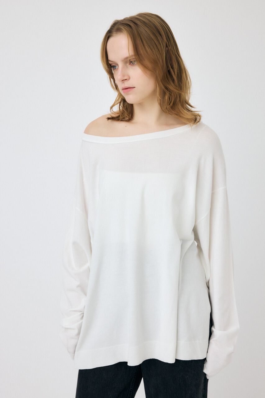 MOUSSY「OFF SHOULDER ルーズニット」|ニット・セーター|