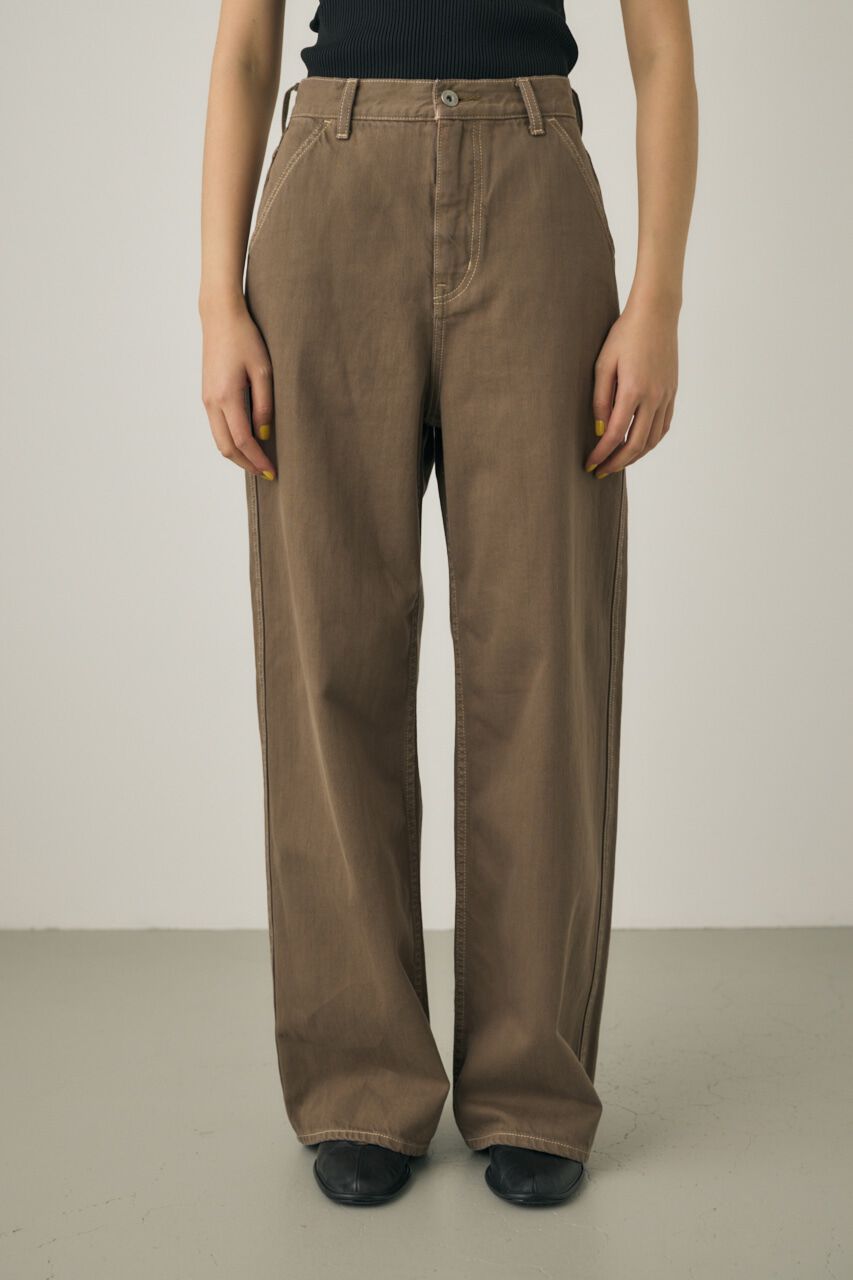 MOUSSY「ルーズストレートデニムパンツ　オーガニックコットン使用」|デニム|