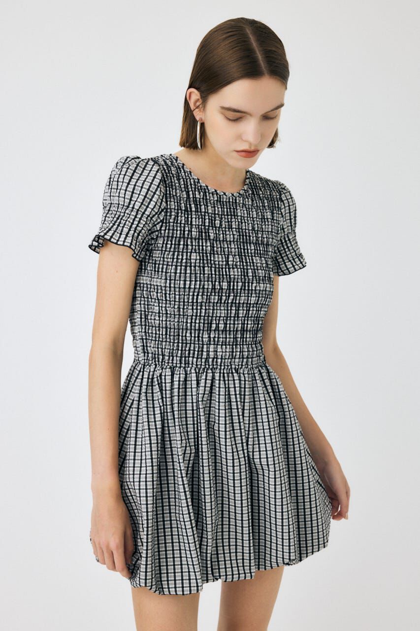 MOUSSY「GATHER BALLOON ミニドレス」|ワンピース|