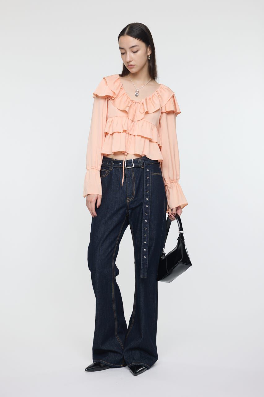 MOUSSY「PETAL ブラウス」|シャツ・ブラウス|