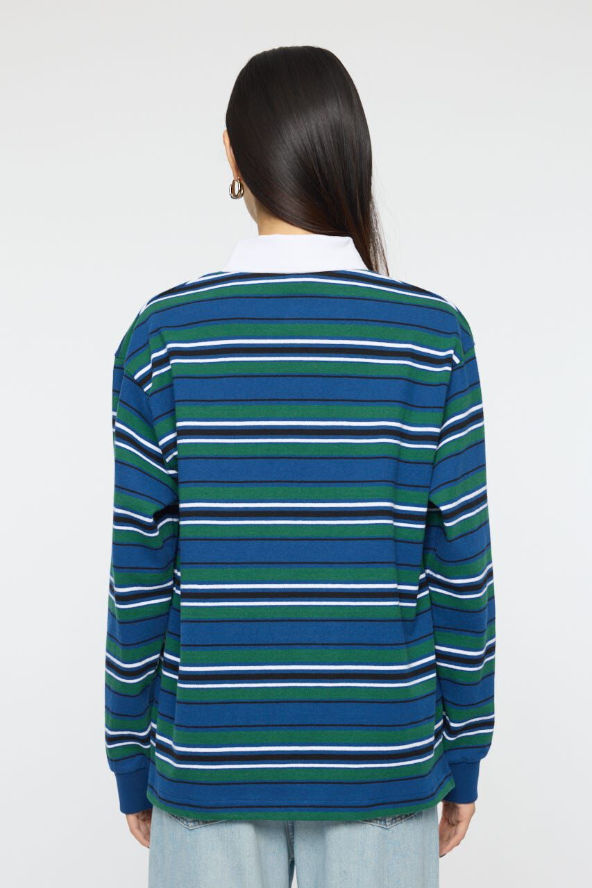 MOUSSY「OVER POLO L/S シャツ」|Tシャツ・カットソー|