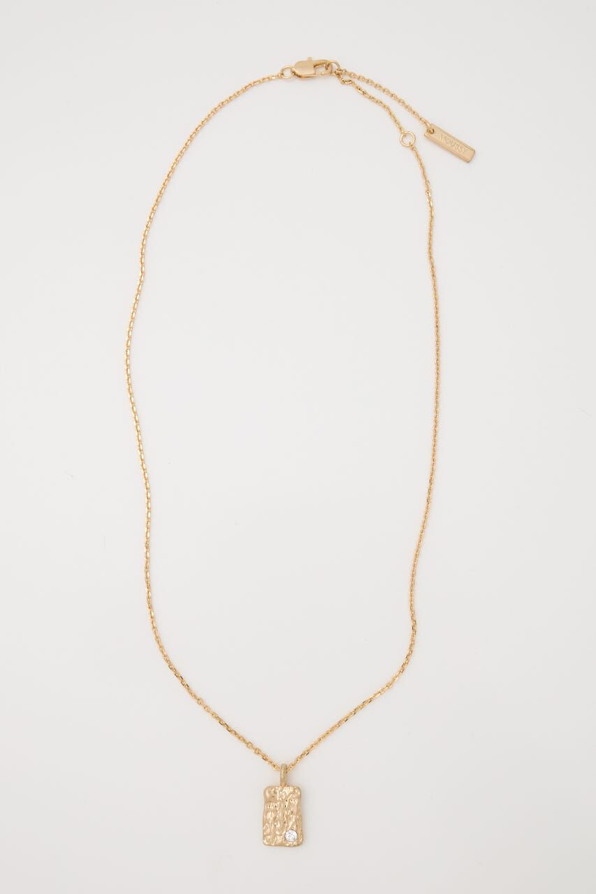 MOUSSY「PLATE CHAIN ネックレス」|ネックレス|GLD