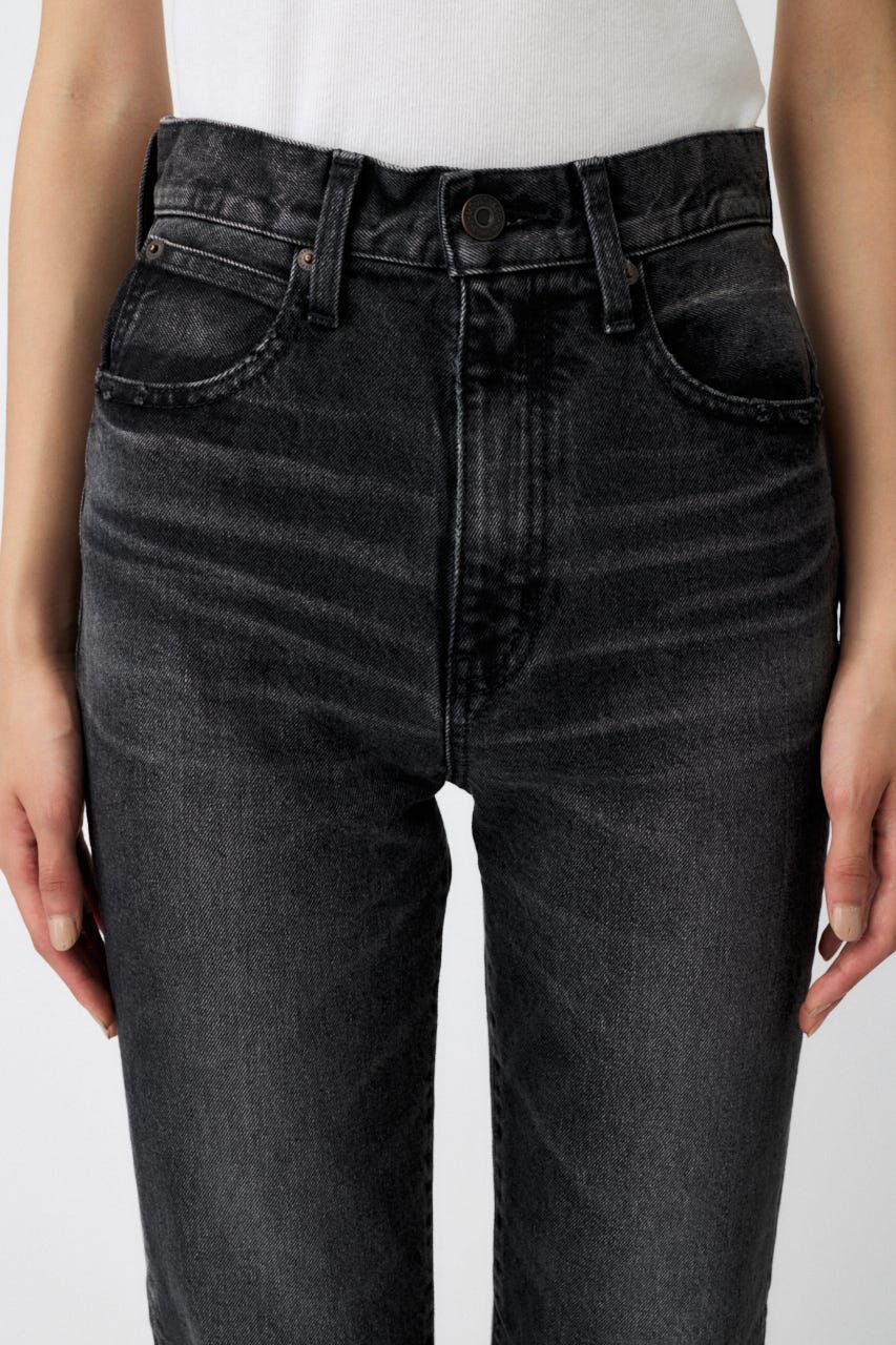 MOUSSY「MVS BLACK FLARE」|デニム|