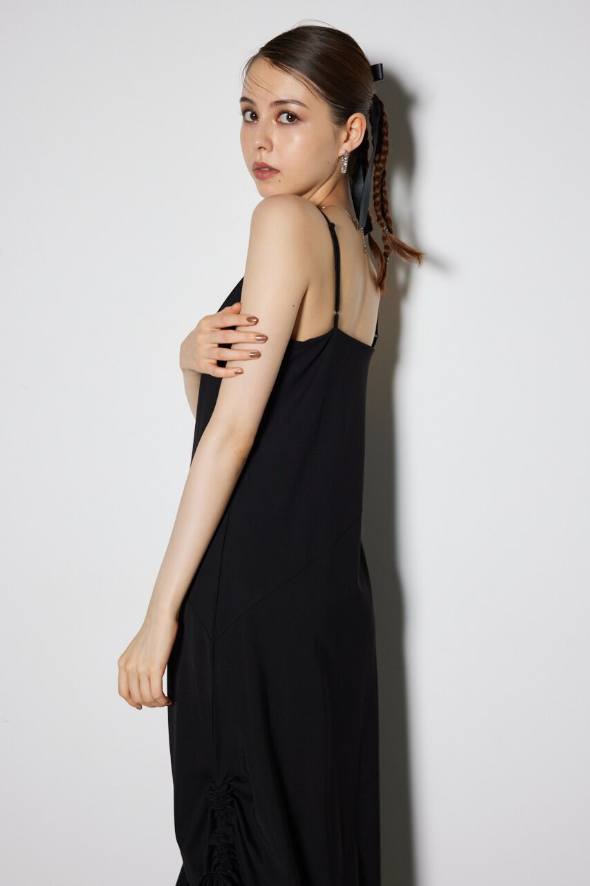 rienda「ドローストリングカットキャミソールワンピース」|ワンピース|