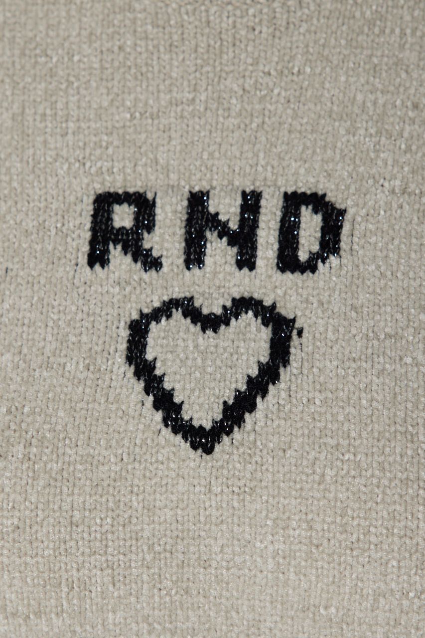 rienda「バストロゴモールニットトップス」|ニット・セーター|