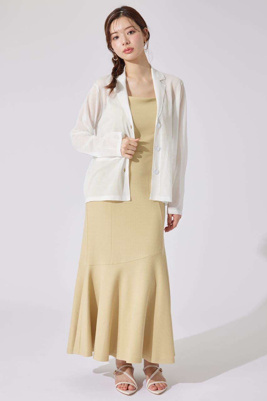 rienda「カップ付きマーメイドキャミワンピース」|ワンピース|