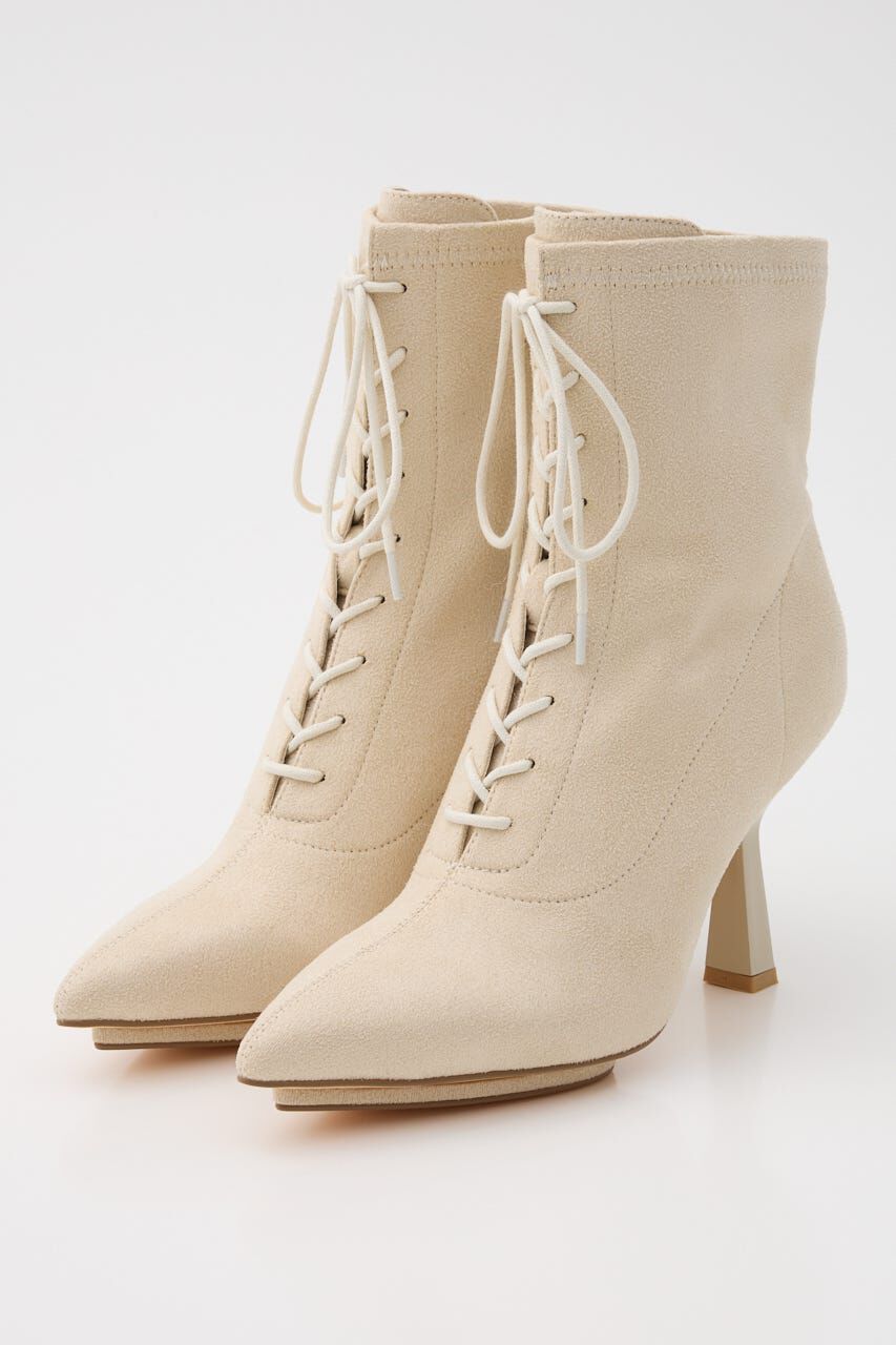 rienda「2WAYフェイクファーレースアップブーティー」|その他|