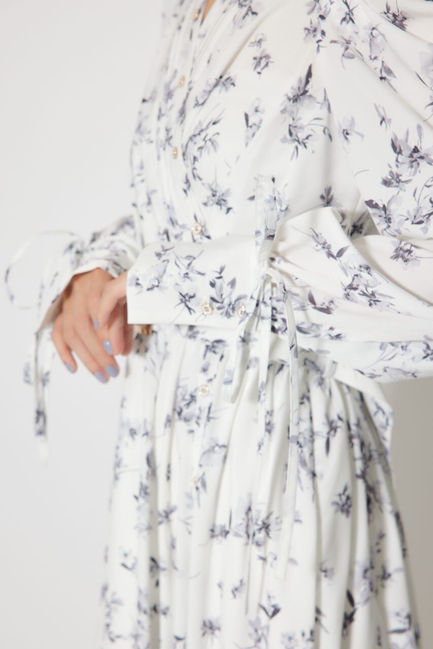 rienda「カシュクールフレアシャツワンピース」|ワンピース|