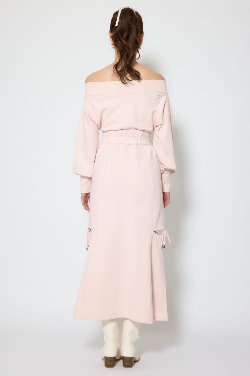 rienda「オフショルダーカッティングマーメイドワンピース」|ワンピース|