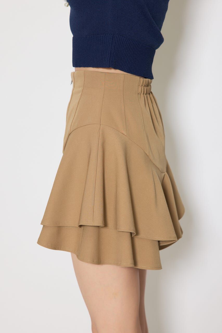 rienda「レイヤードヘムコルセットスコートショートパンツ」|その他|