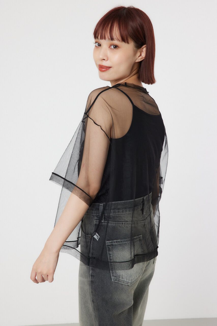 RODEO CROWNS「ミリタリーナンバリングシアートップス」|シャツ・ブラウス|