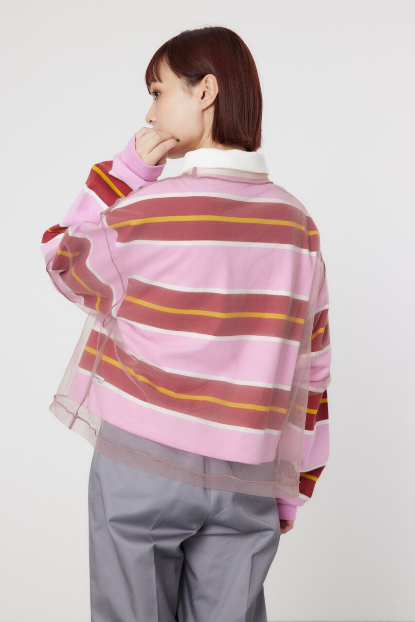 RODEO CROWNS「ミリタリーナンバリングシアートップス」|シャツ・ブラウス|