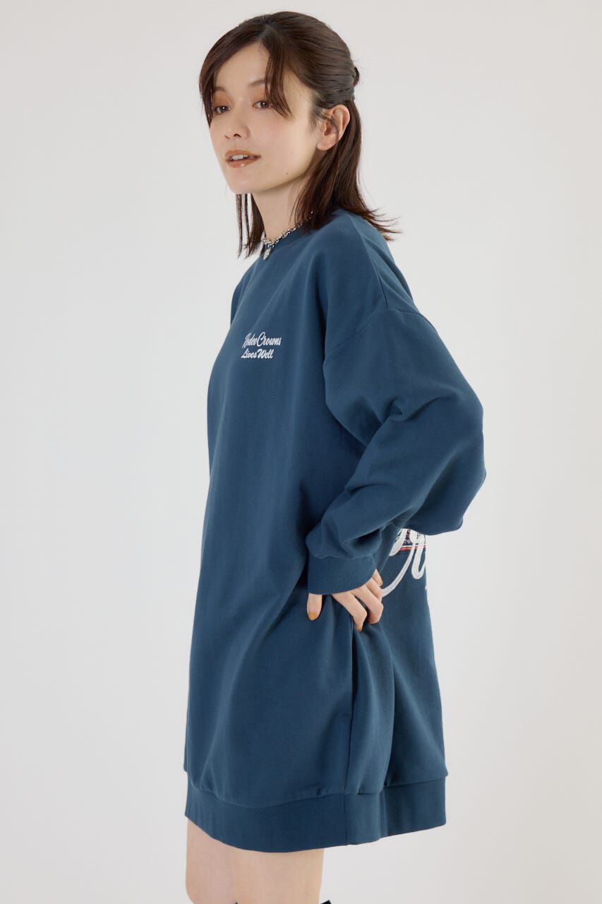 RODEO CROWNS「バンダナパッチスウェットワンピース」|ワンピース|