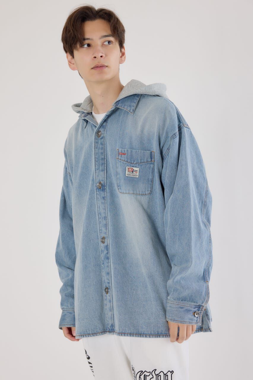 RODEO CROWNS「フーデッドデニムシャツジャケット」|その他|