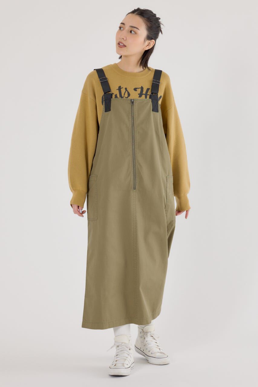 RODEO CROWNS「フロントジップジャンパースカート」|ワンピース|