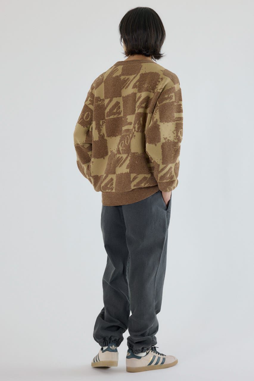 RODEO CROWNS「ブロークンチェックニット」|ニット・セーター|