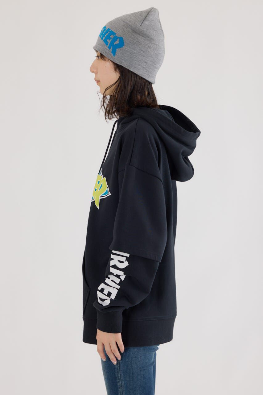 RODEO CROWNS「(THRASHER) レイヤードスウェットパーカー」|パーカー|