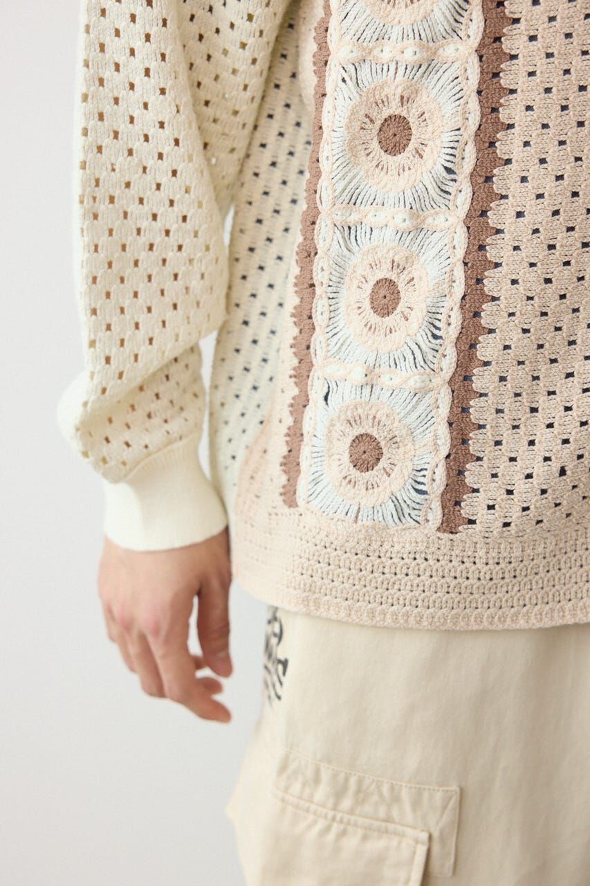 RODEO CROWNS「ランダムクロシェカーディガン」|カーディガン|