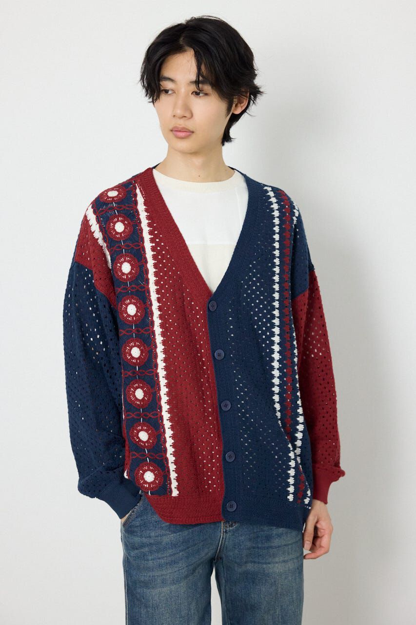 RODEO CROWNS「ランダムクロシェカーディガン」|カーディガン|