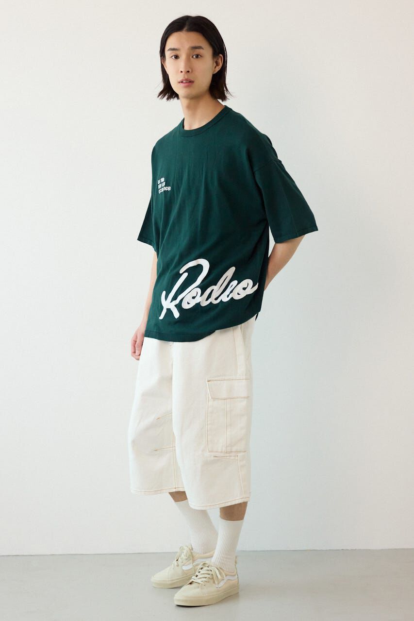 RODEO CROWNS「デニムバミューダカーゴパンツ」|デニム|