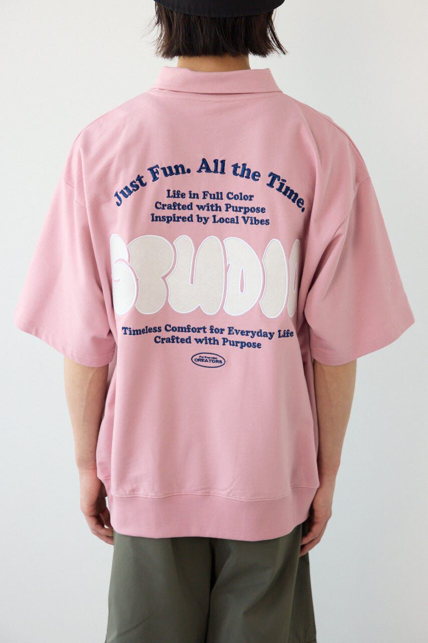 RODEO CROWNS「ライトスウェットZIPポロシャツ」|Tシャツ・カットソー|