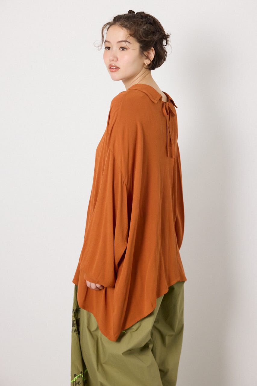 RODEO CROWNS「＜WEB先行アイテム＞レーヨンクレープ2WAYシャツ」|シャツ・ブラウス|