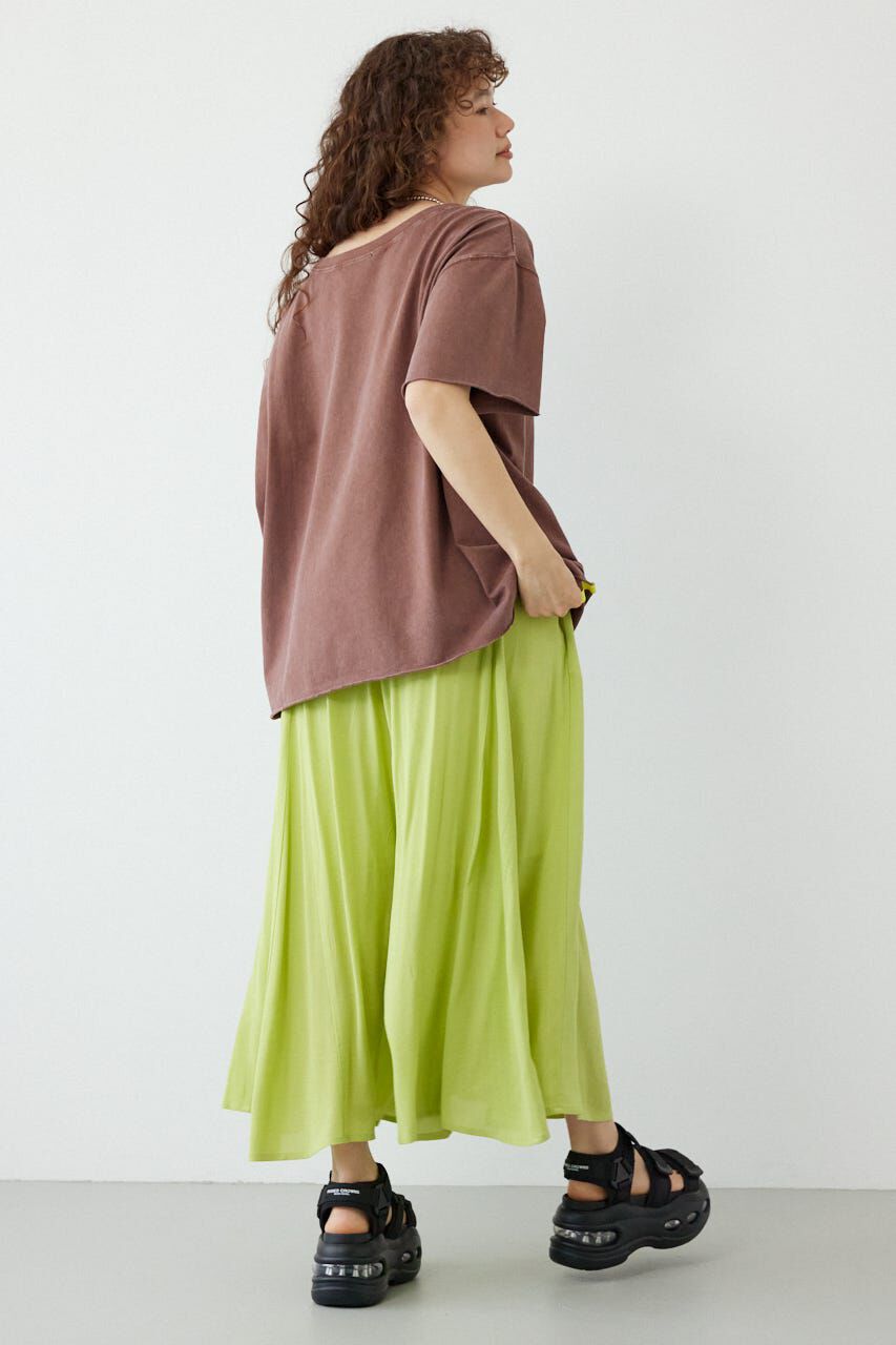 RODEO CROWNS「＜WEB先行アイテム＞ピグメントルーズオフショルTシャツ」|Tシャツ・カットソー|