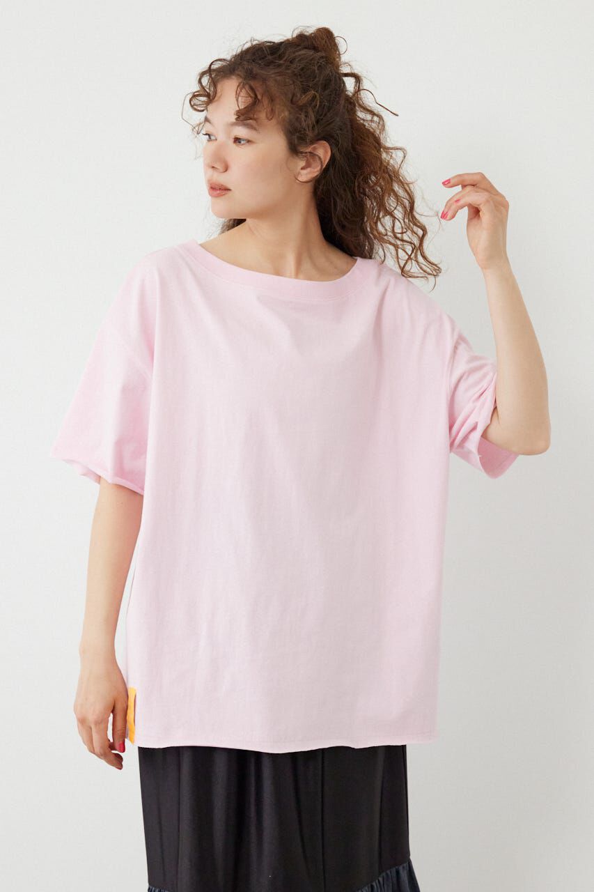 RODEO CROWNS「＜WEB先行アイテム＞ピグメントルーズオフショルTシャツ」|Tシャツ・カットソー|