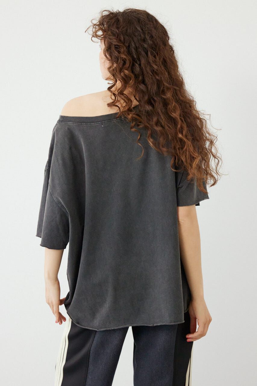 RODEO CROWNS「＜WEB先行アイテム＞ピグメントルーズオフショルTシャツ」|Tシャツ・カットソー|