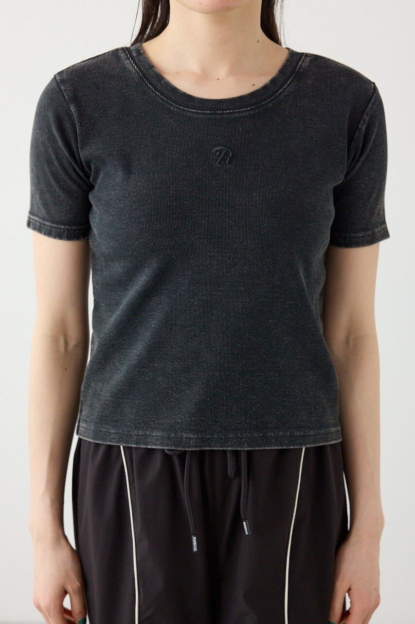 RODEO CROWNS「＜WEB先行アイテム＞ピグメント2wayリブTシャツ」|Tシャツ・カットソー|