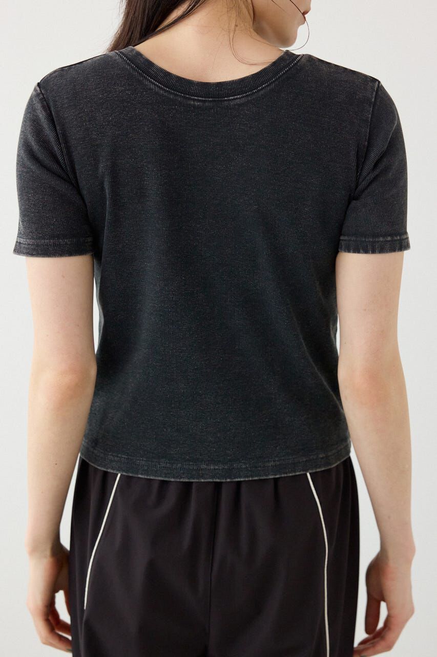 RODEO CROWNS「＜WEB先行アイテム＞ピグメント2wayリブTシャツ」|Tシャツ・カットソー|