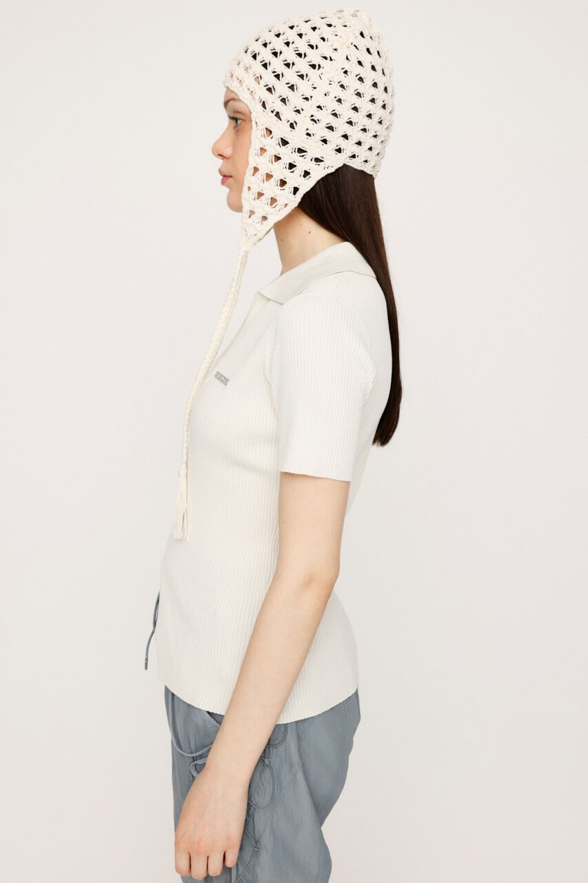 SLY「DUAL COLOR FRONT ZIP KNIT トップス」|ニット・セーター|