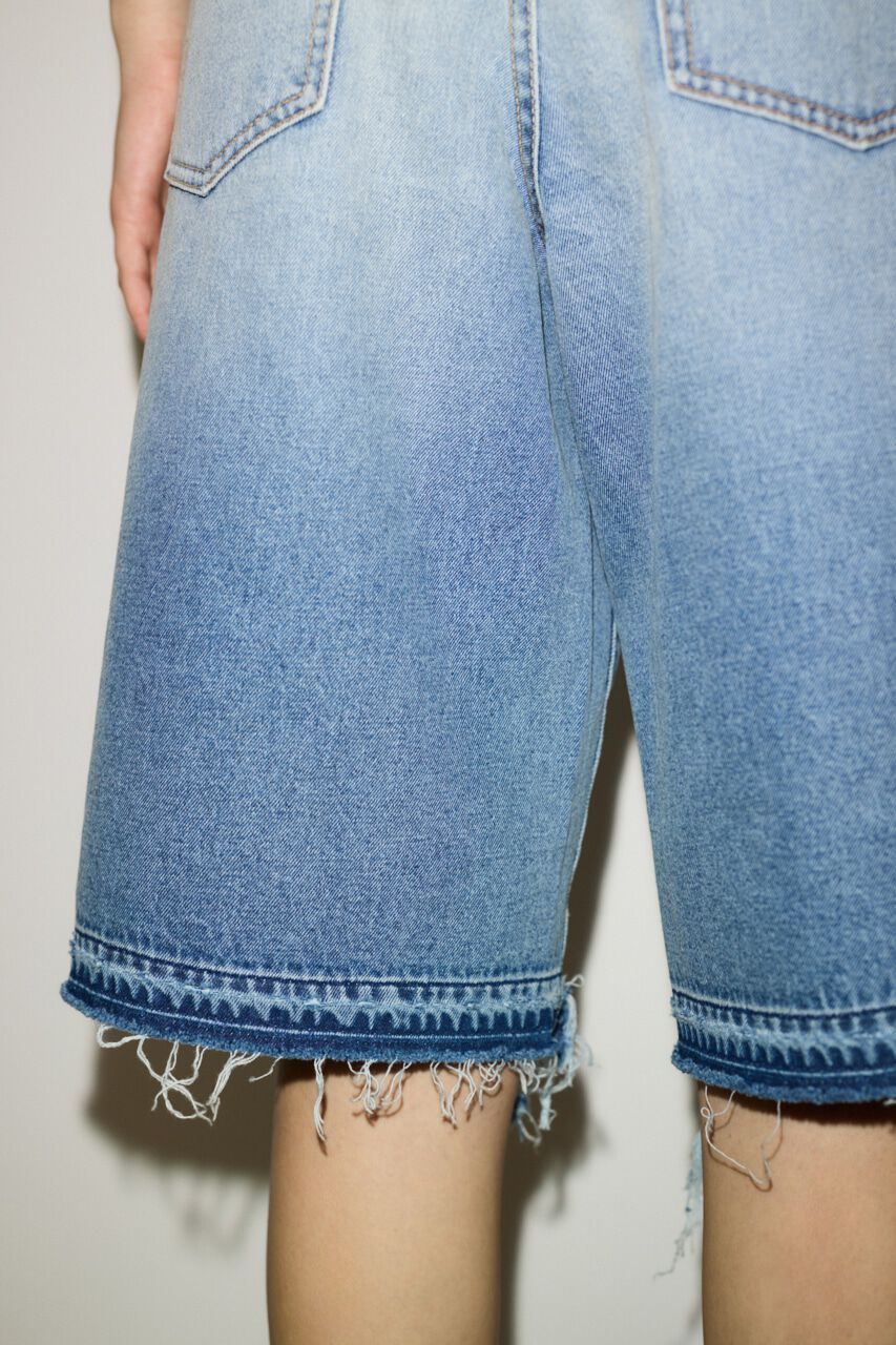 SLY「RIPPED HALF DENIM PT／BE」|デニム|