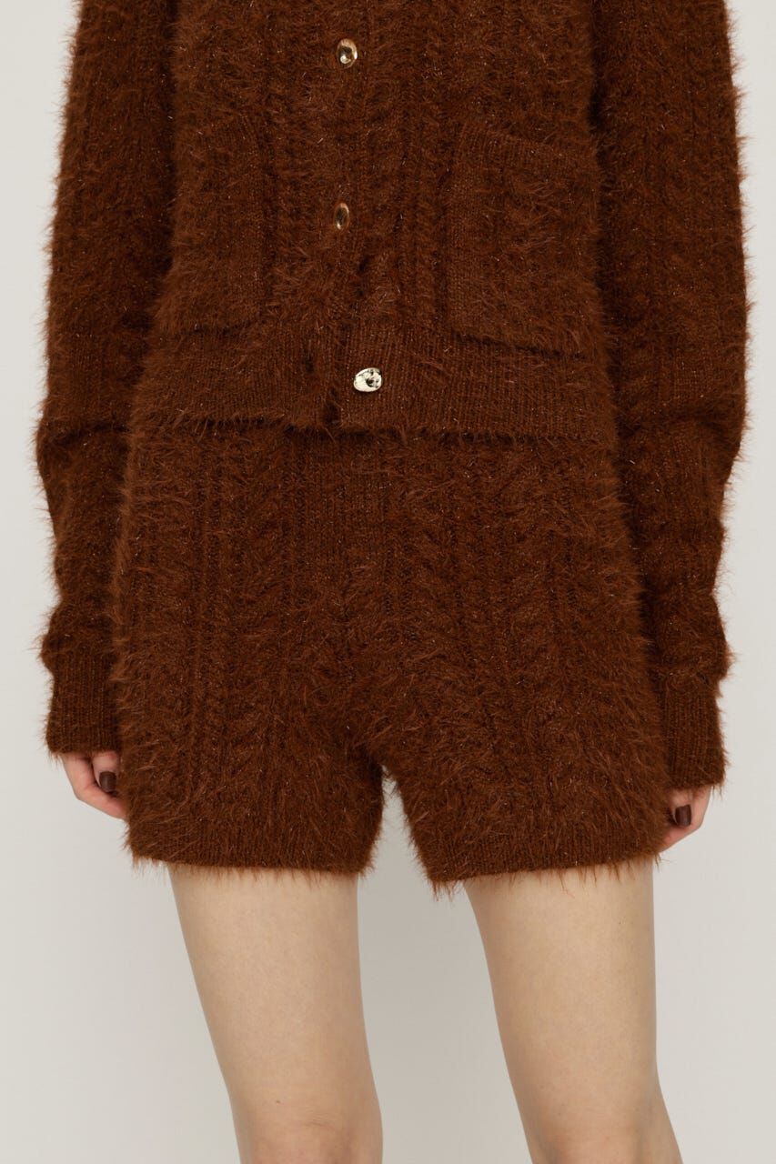 SLY「SHINY CABLE ショートパンツ」|その他|BRN