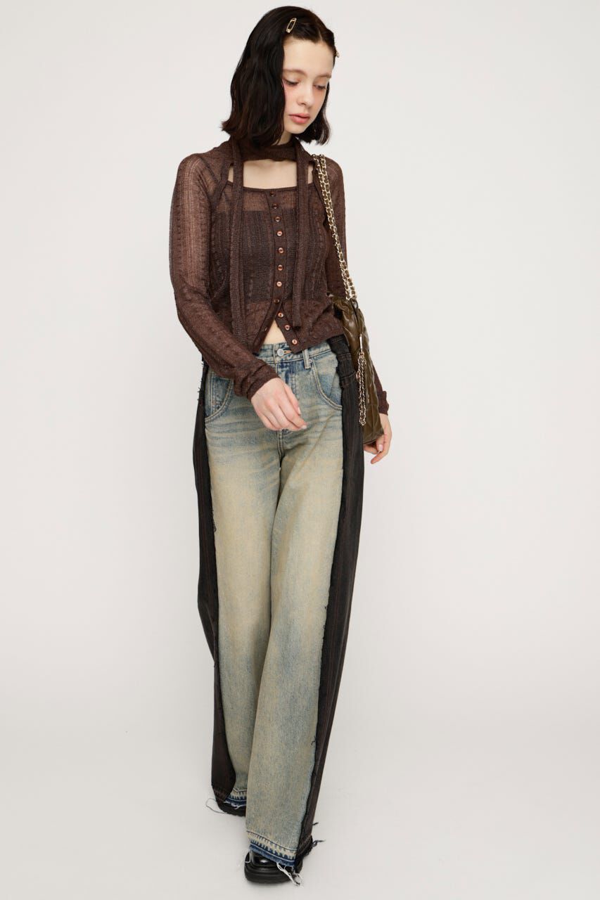 SLY「TIE RIBBON KNIT トップス」|ニット・セーター|