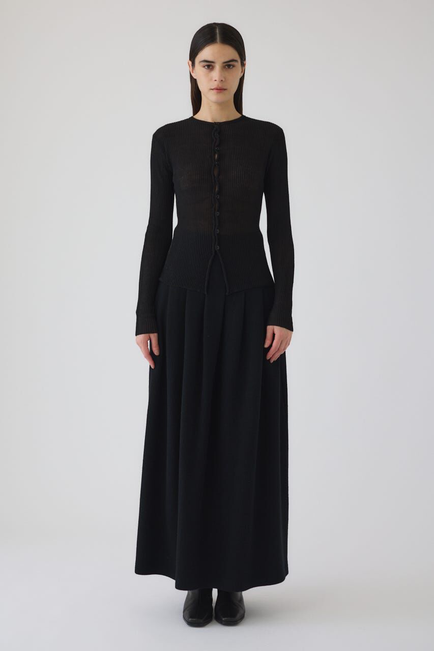 RIM.ARK 「Sheer rib spring knit」|ニット・セーター|