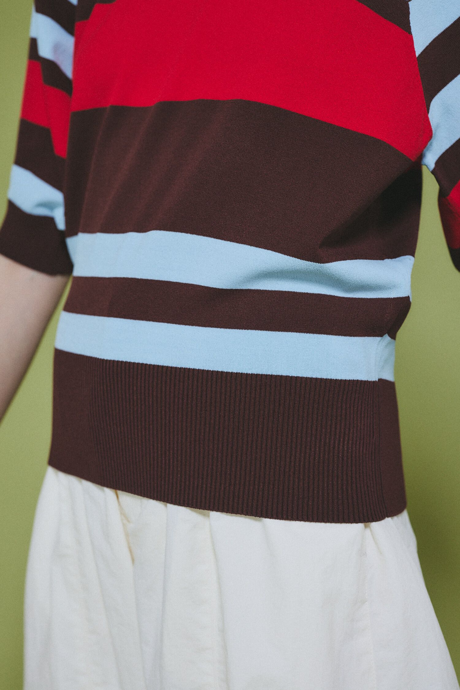 HeRIN.CYE「Border knit tops」|ニット・セーター|