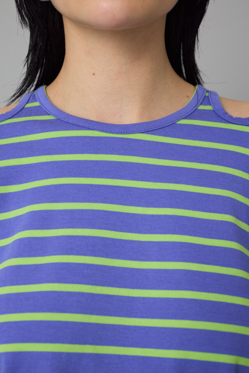 HeRIN.CYE「Shoulder slit box tops」|Tシャツ・カットソー|