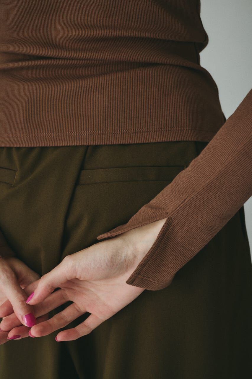 HeRIN.CYE「Wave neck tops」|Tシャツ・カットソー|