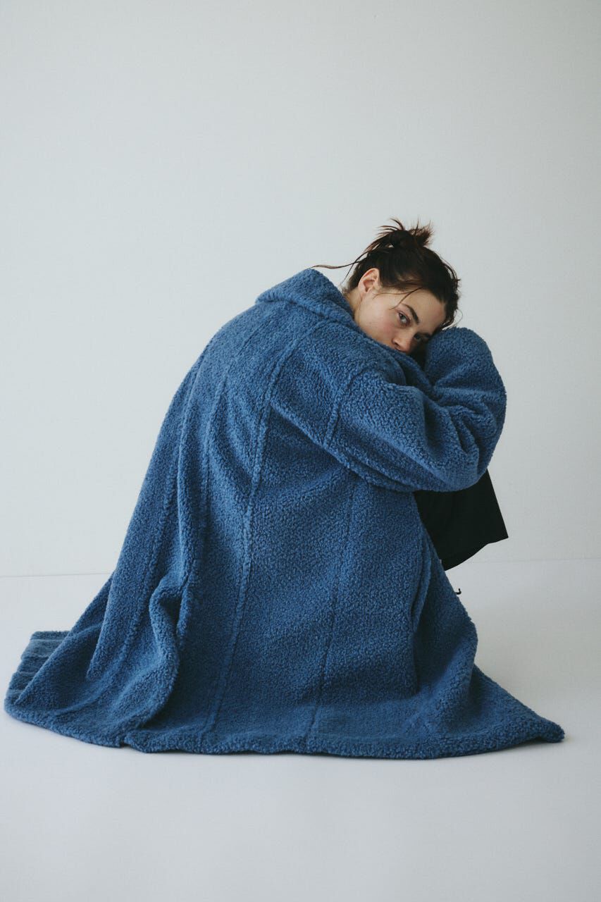 HeRIN.CYE「Stand collar boa coat」|その他|