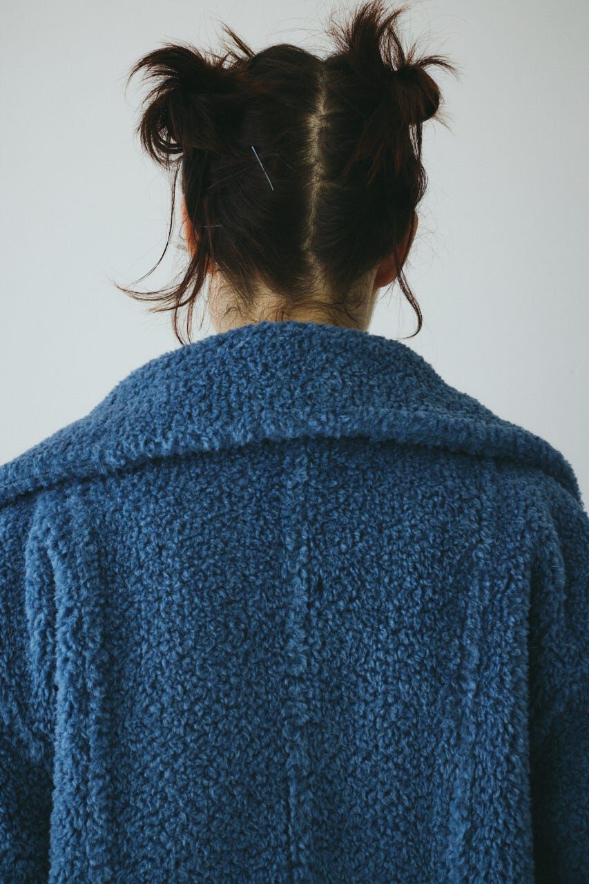 HeRIN.CYE「Stand collar boa coat」|その他|