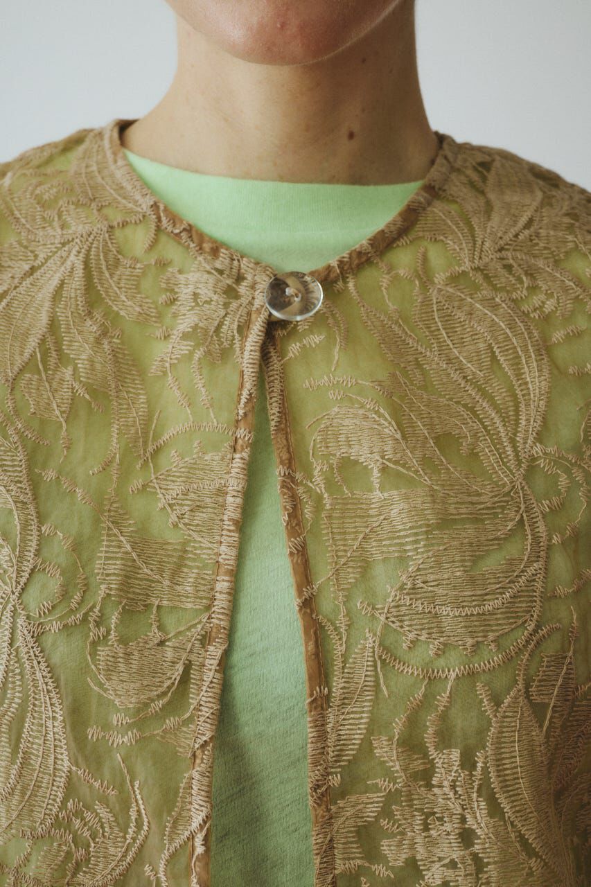 HeRIN.CYE「Lace vest」|ダウンベスト・ベスト|