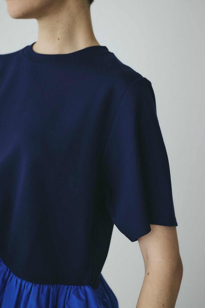 HeRIN.CYE「Frill hem ponte tops」|Tシャツ・カットソー|